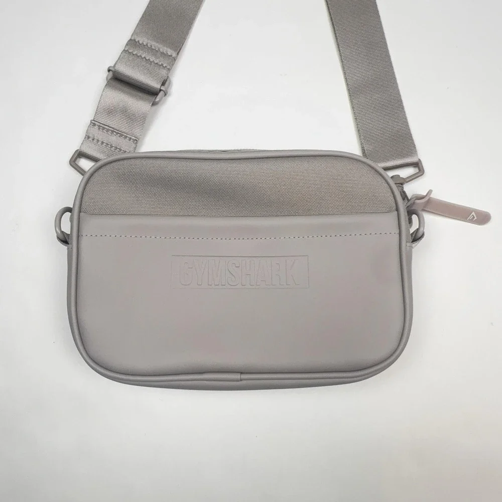 Gymshark Everyday Camera Bag Gray One Size Shoulder Crossbody Padded Strap